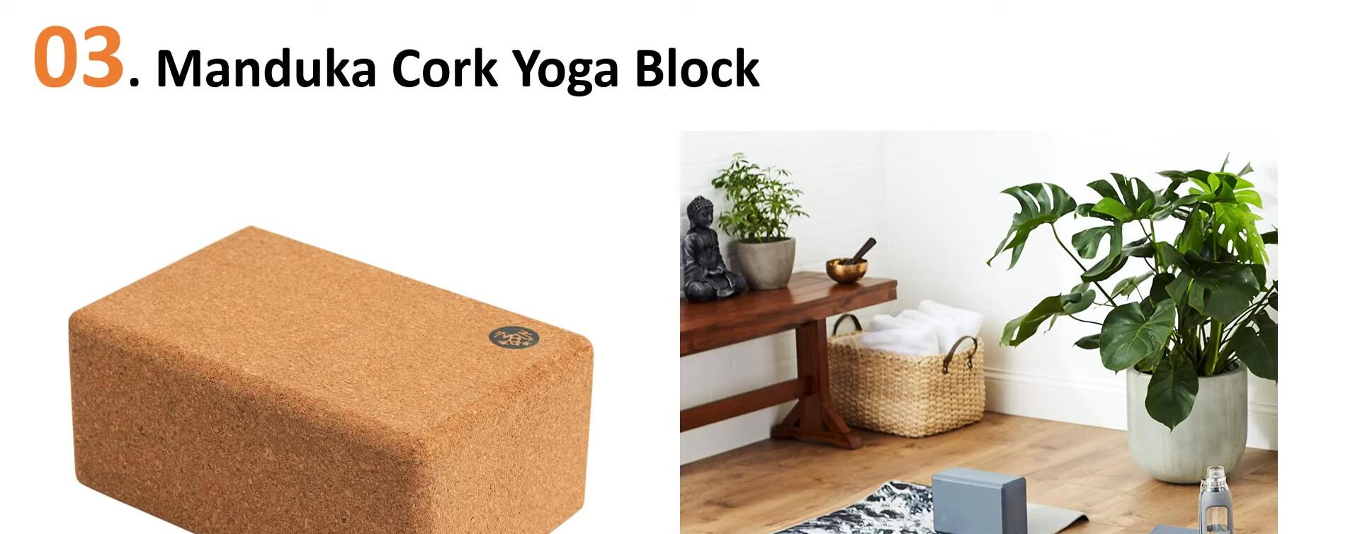 Detailed shot of the Manduca cork block texture