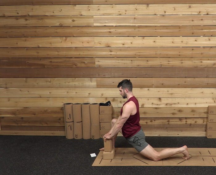 Keep your shoulders, head, and neck relaxed; breathe deeply through your nose.