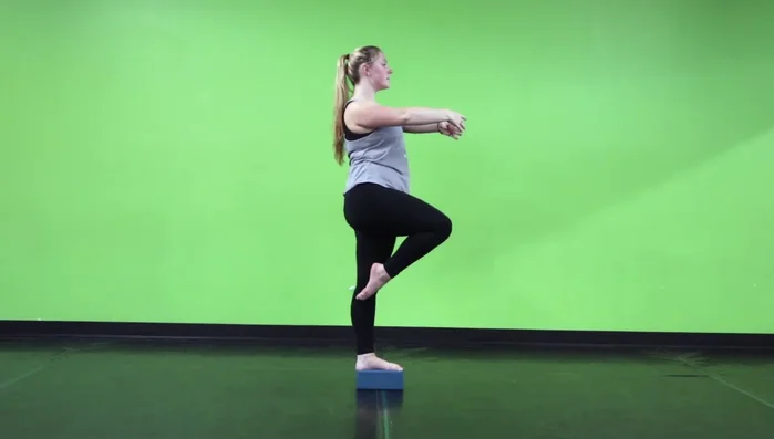 Step back to the lunge position.