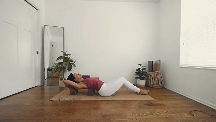 Ensure blocks are flat to avoid neck strain.