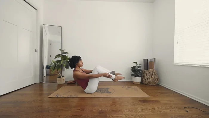 Engage your core and maintain the position.