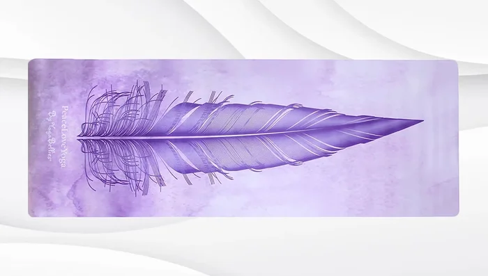 Jade Yoga Mat (Pedo): Thick, non-slip, comfortable material. Made from natural tree rubber (sustainable, latex-free, no PVC or toxic chemicals). Includes carry strap and bag.