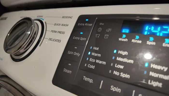 Set the water temperature to warm, as enzymes work best at this temperature.