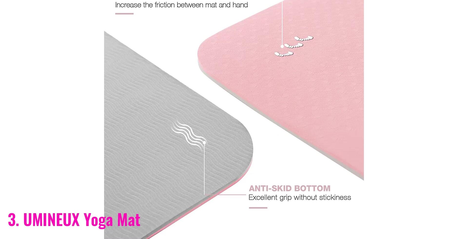 Person demonstrating a yoga pose on the Humano mat.
