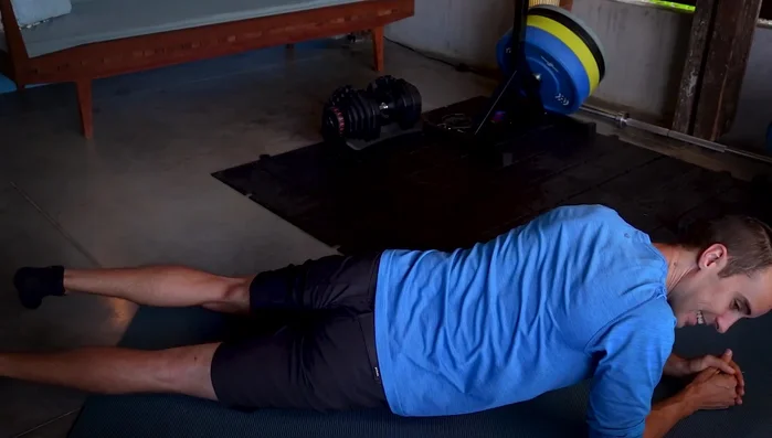 Try bringing your opposite leg up and out to the side, similar to an army crawl, to further deepen the stretch.