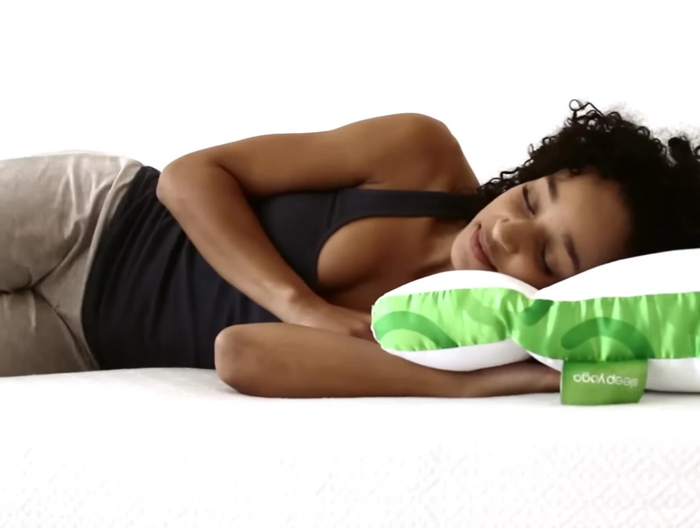 Image showcasing the Sleep Yoga pillow collection.