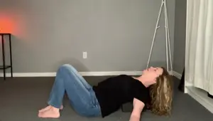 Hart Bench Backbend: A Relaxing & Restorative Yoga Pose