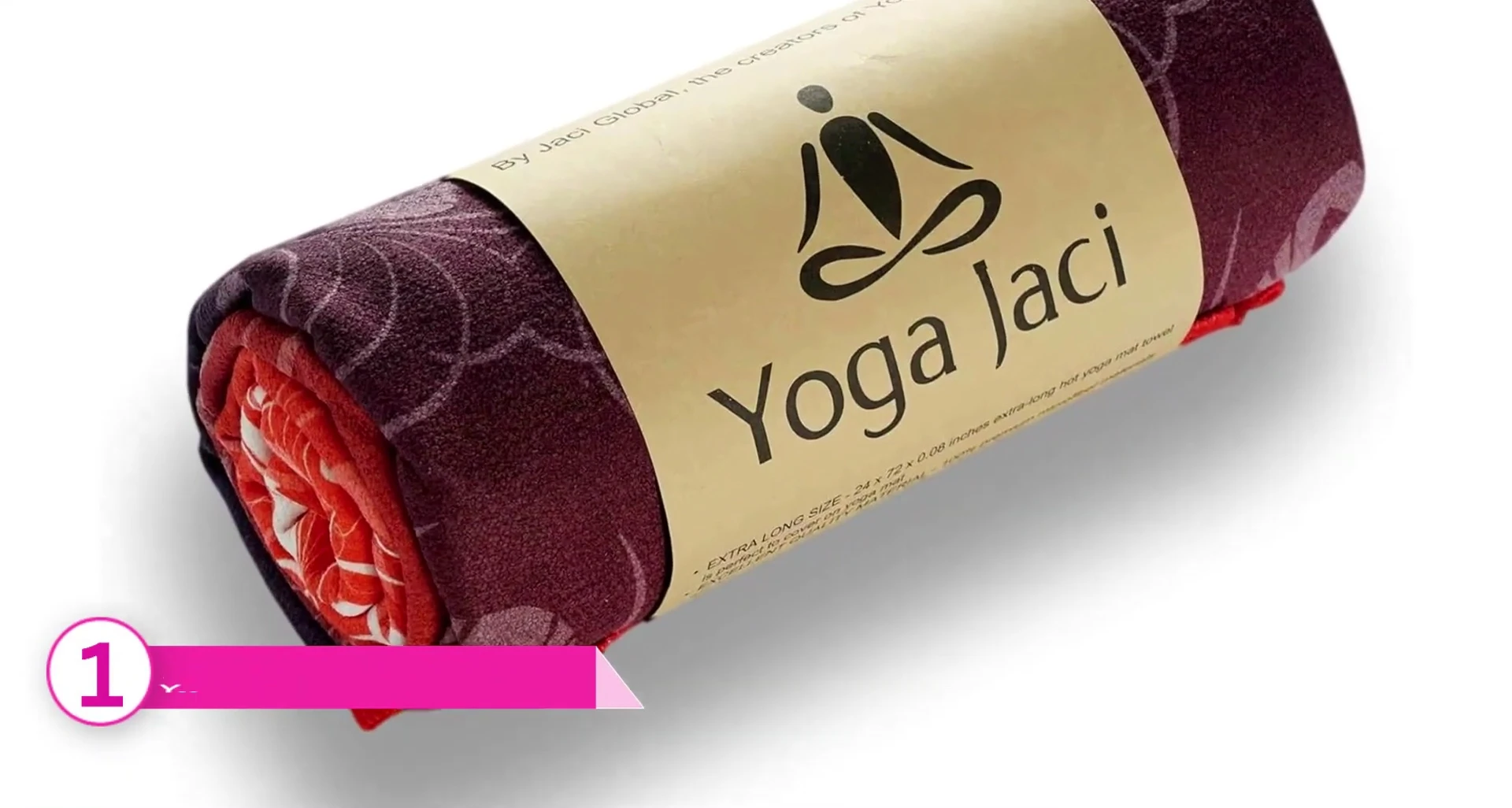 Close-up of the Yoga Jasi Yoga Mat Towel showcasing its texture and color.
