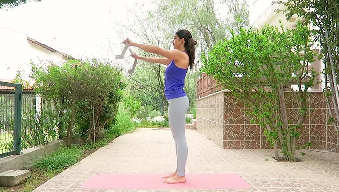 Repeat Wide Arm Overhead Stretch
