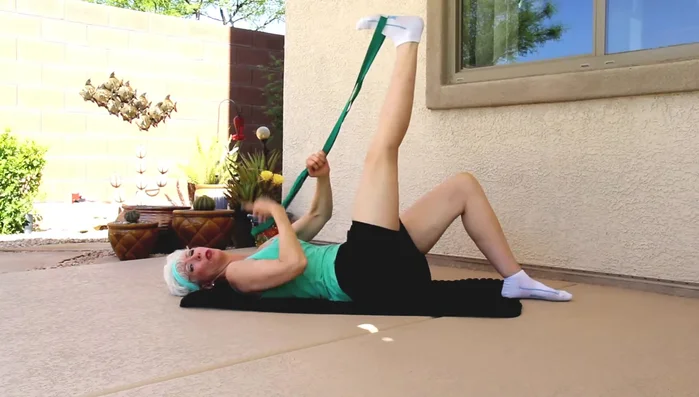 Gently lower your body and repeat on the other leg.