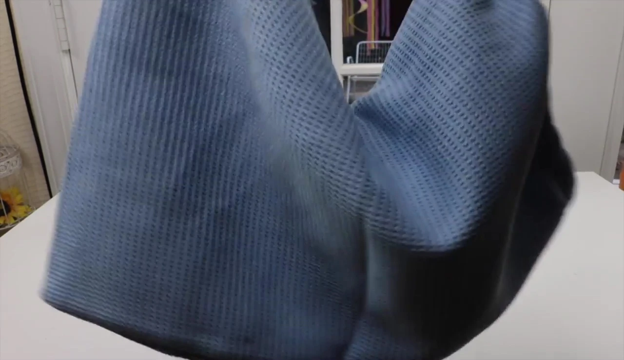 Baby blue carrying bag