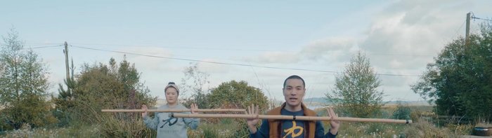 Chest Push-Outs: Hands clasped to your chest, push out and return. Repeat several times.