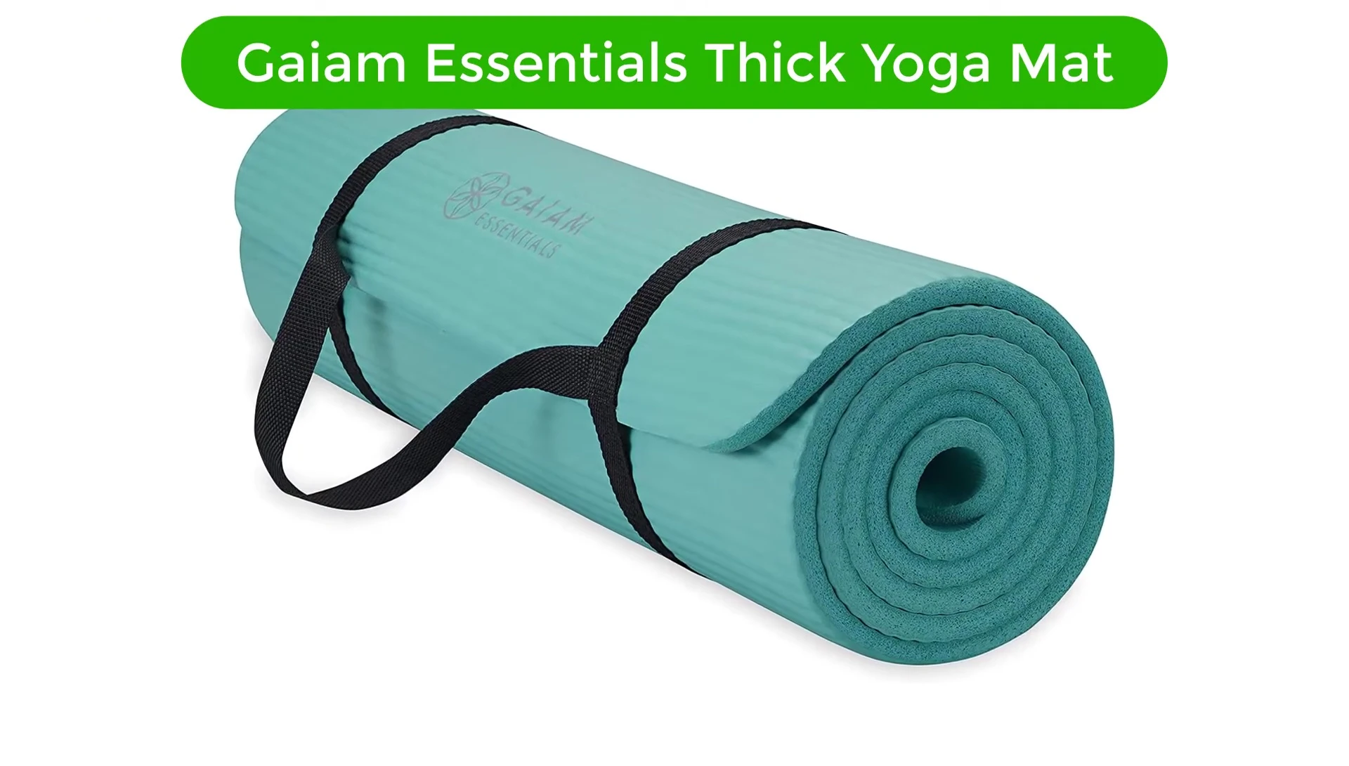 Close-up of the Game Essentials yoga mat.