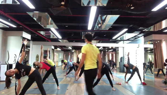 Exercise involving inhaling, posture and breathing