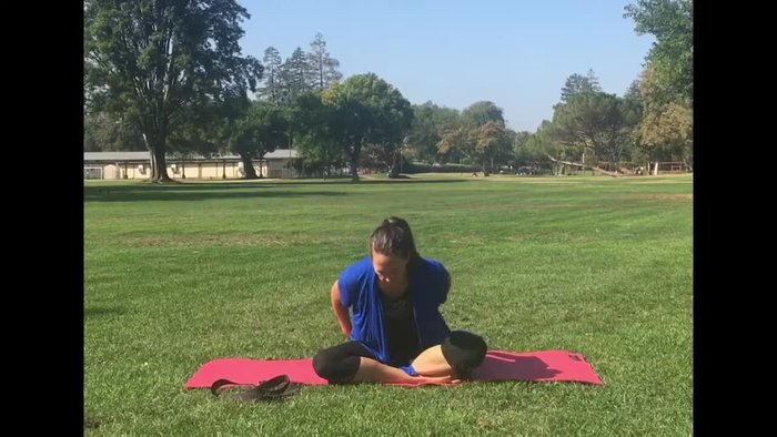 Breathing Exercise: Inhale for 3 counts through your nose, exhale for 4 counts through your nose. Focus on relaxing your facial muscles and breathing deeply into your stomach.