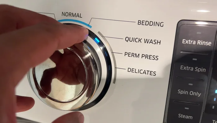 If desired, select sanitize mode for extra cleaning power. This adds extra heat and a rinse cycle.