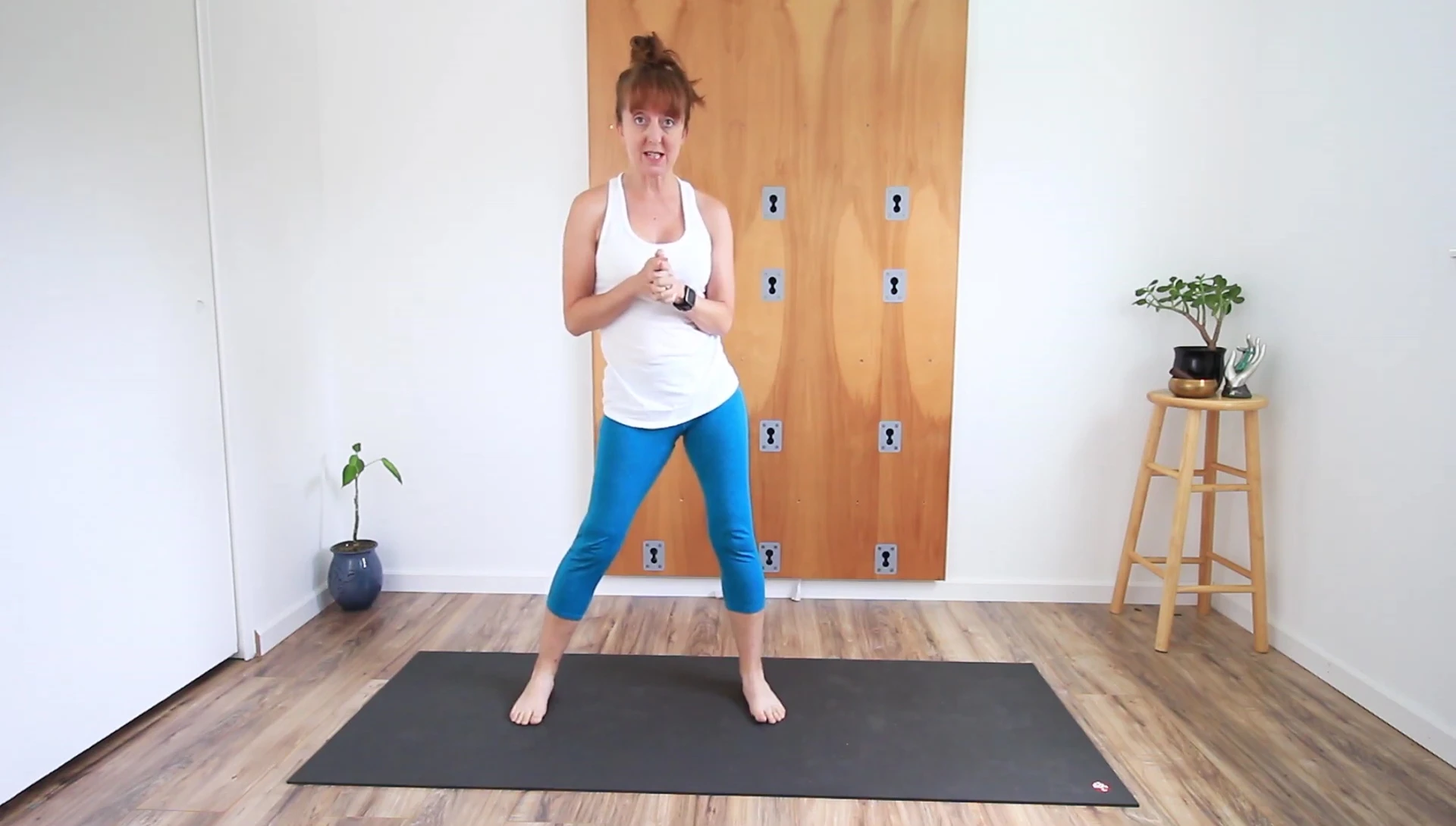 A set of yoga blocks