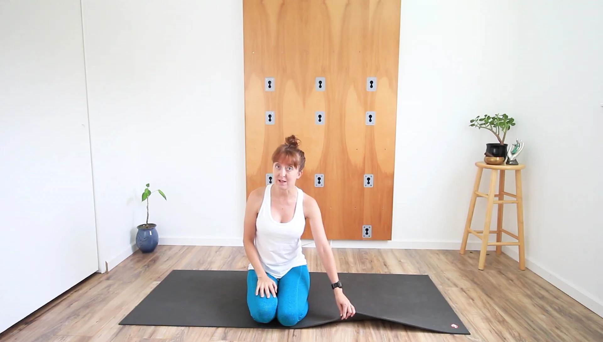 Comparison of thin and thick yoga mats