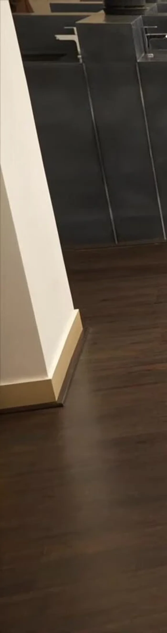 Lie down completely comfortably. Slowly pull yourself downwards until you're lying on your back.