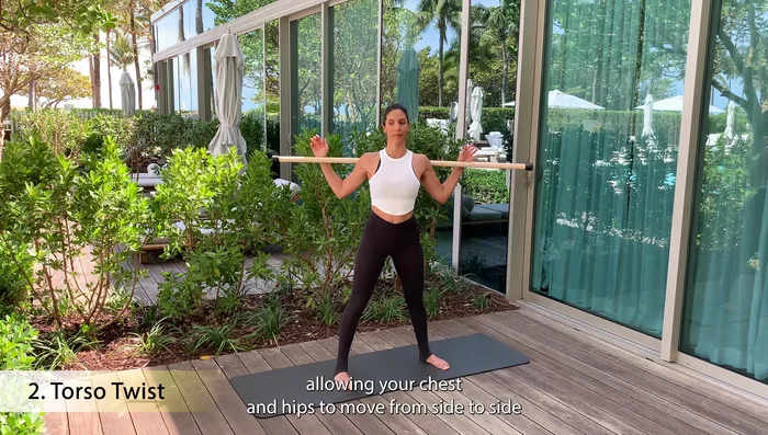 Allow your chest and hips to move, then pivot on your back foot, rotating your whole body.