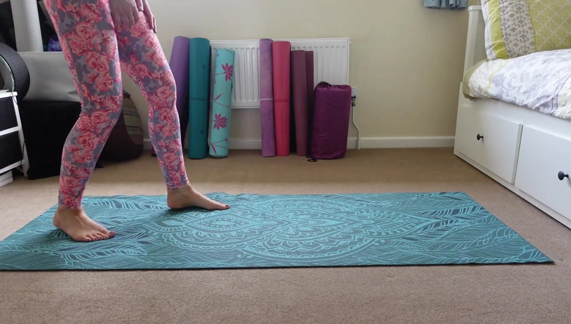 Myga mat being used at home.
