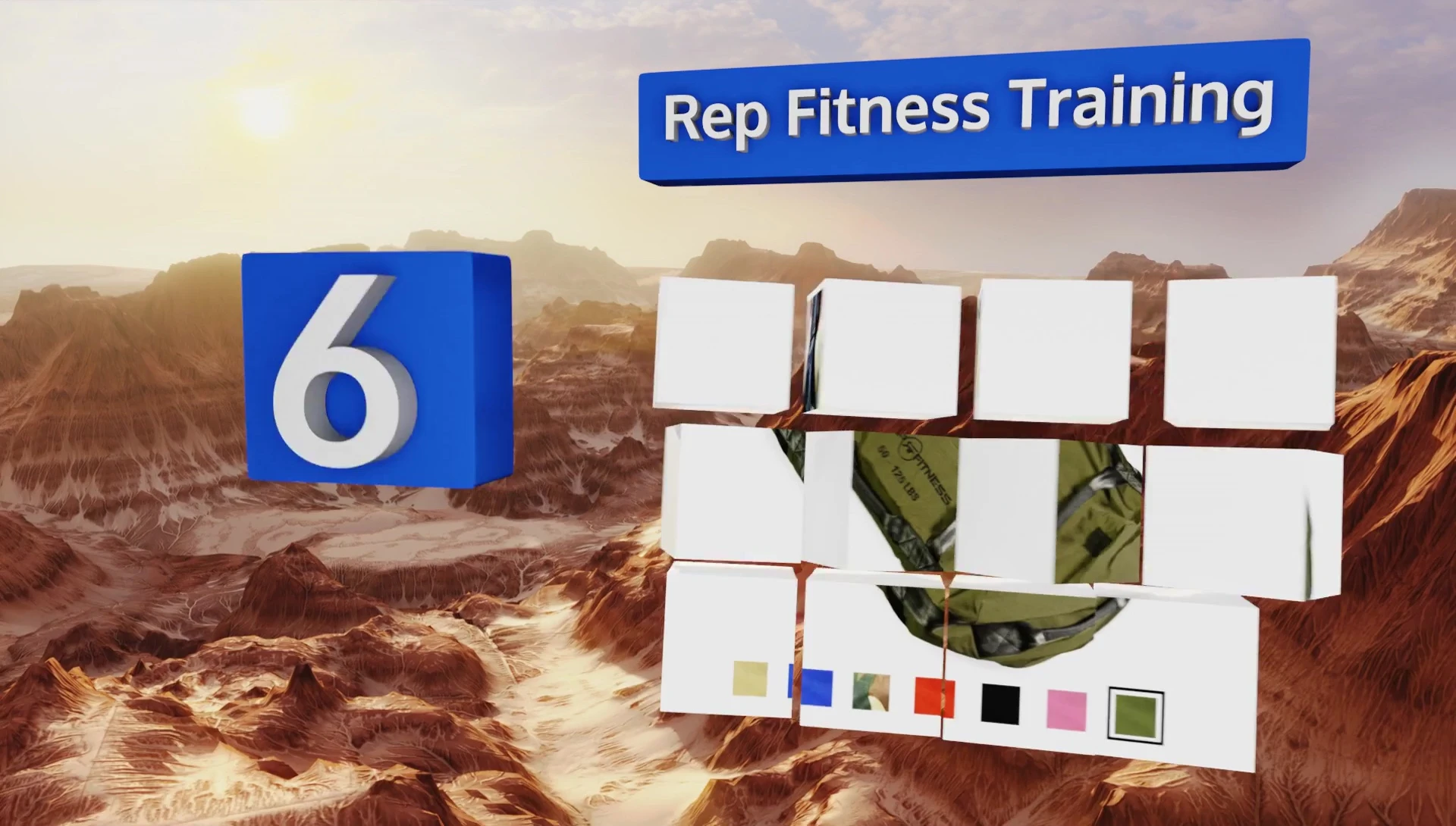 Close-up of the handles on the Rep Fitness Training Sandbag