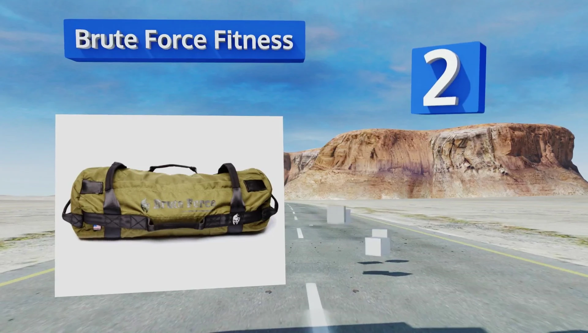 Close-up of the Brute Force Fitness Sandbag's soft handles