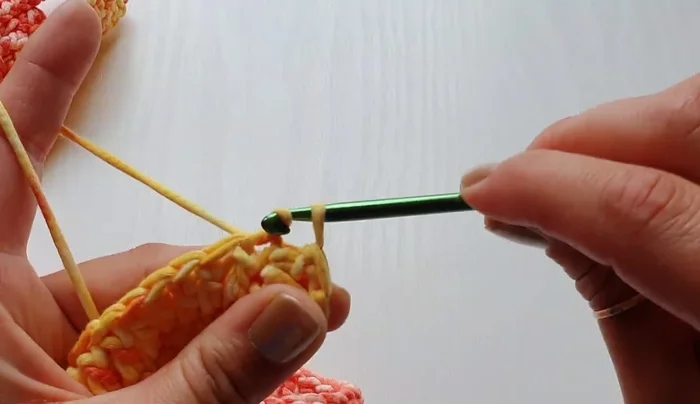 Slip stitch to close the round. Fasten off and weave in the ends.