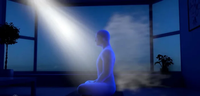 When complexities and impurities are gone, you're feeling simple, pure. The sacred current is entering every cell, every corner of your body; the whole body is feeling sacred, completely purified.