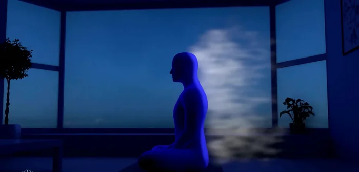 Do not dwell on specific events or things to get rid of; simply brush them off gently.